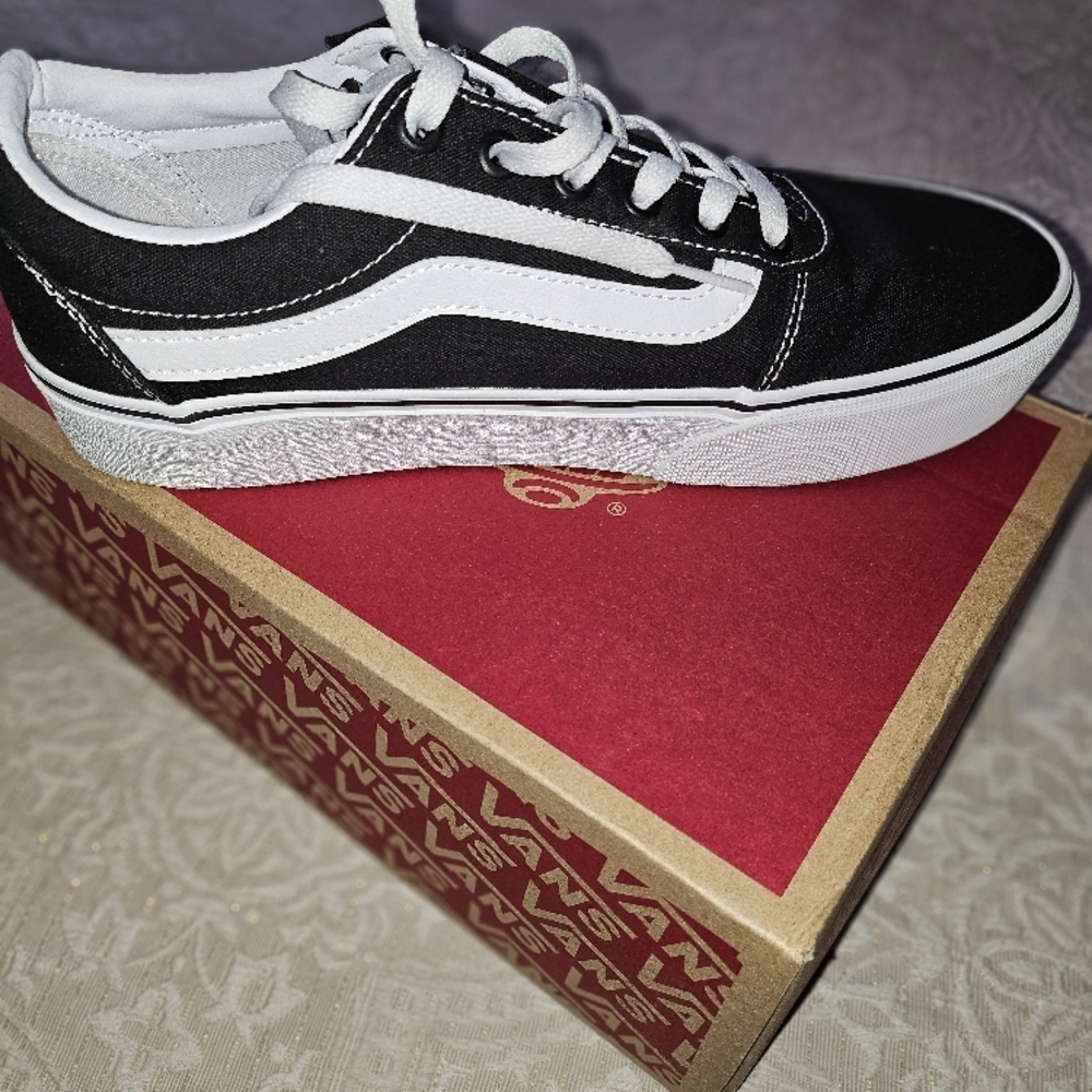 Vans Black and White Sneakers